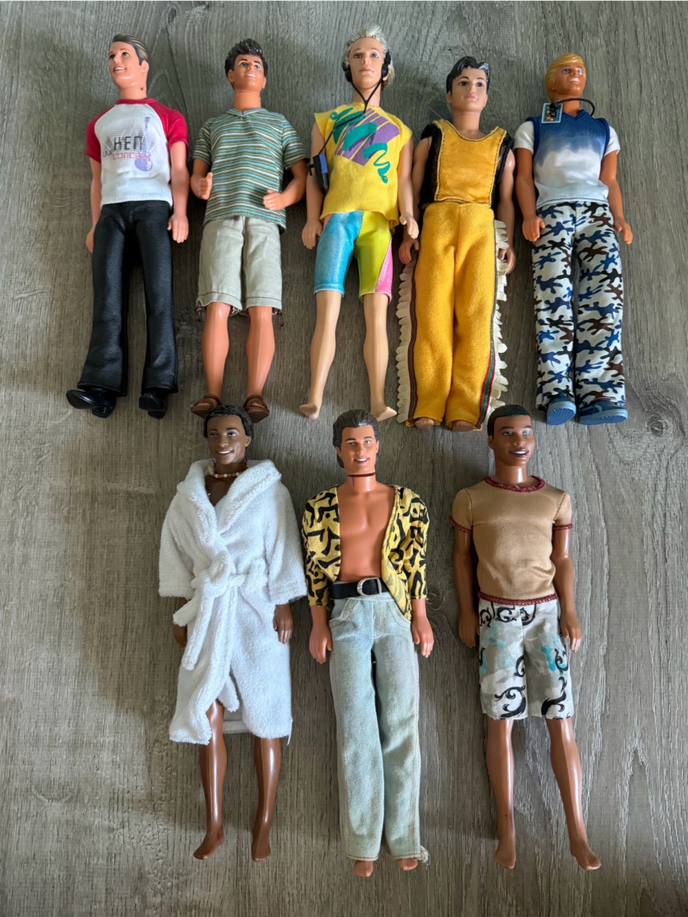 Ken Fashion Doll and Friends lot Steven, Blaine etc
